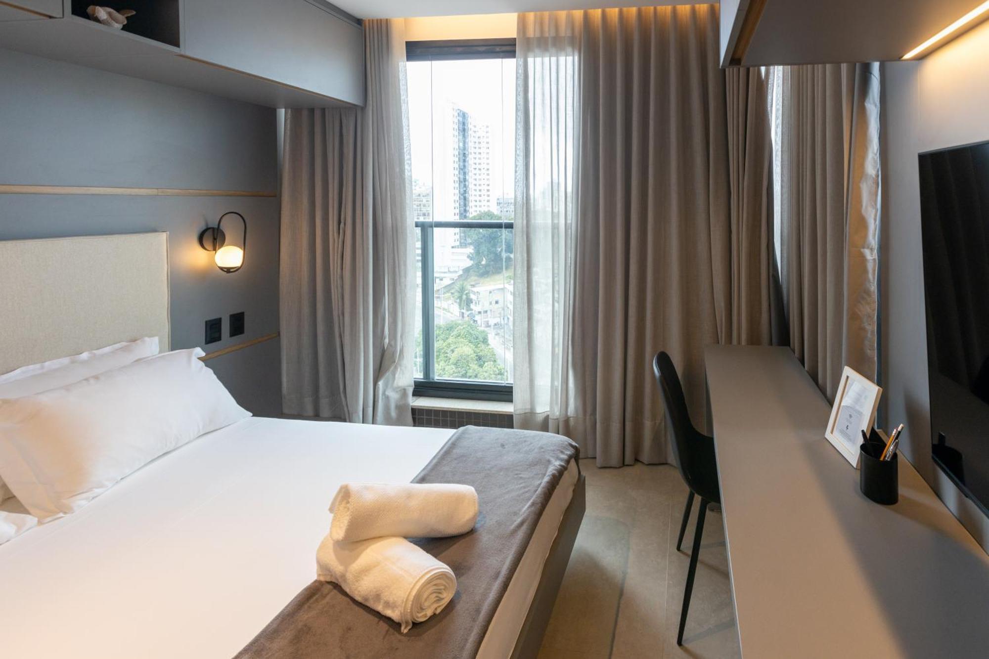 Novo Studio Com Rooftop Vista Mar E Piscina Com Borda Infinita - Bairro Privilegiado, Proximo Aos Principais Pontos Turisticos De Salvador Salvador